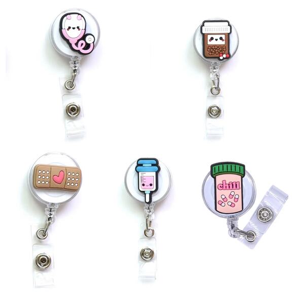 Nurse Badge Clip Lanyard - Picture 1 of 6